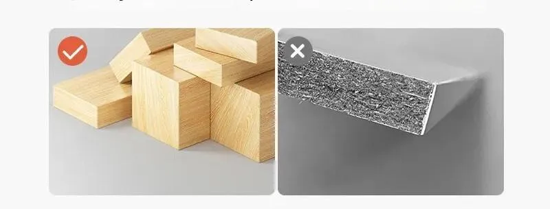Meuble étagère bas double niveau en bois