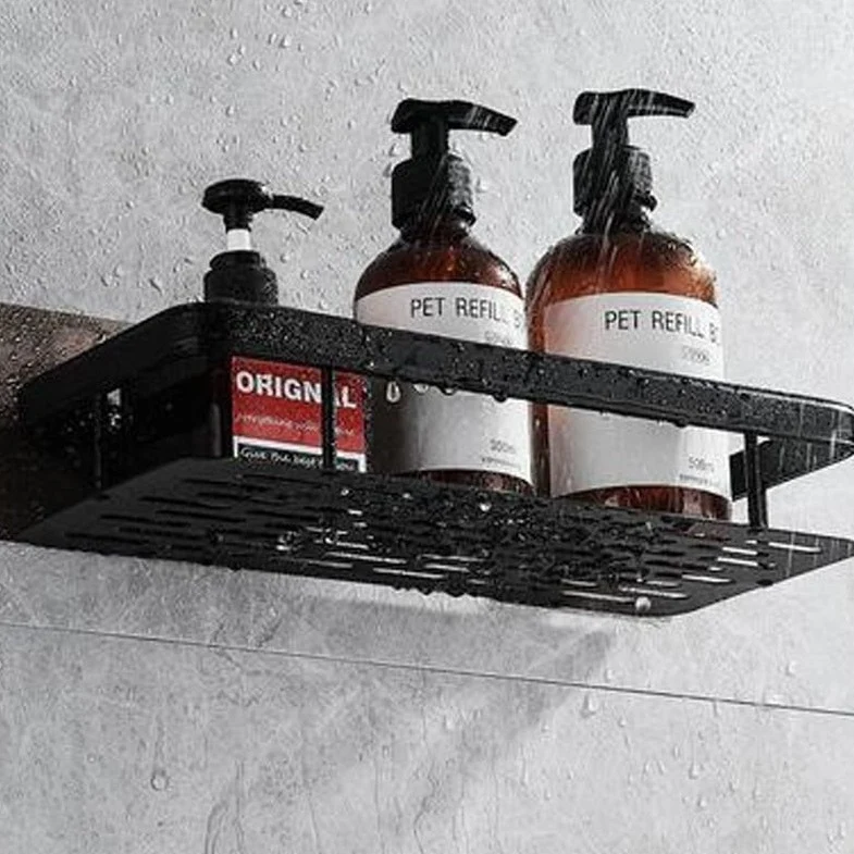 Etagère murale métallique avec rebord et planche égouttoir