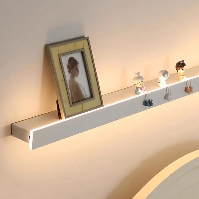 Etagère murale lumineuse led déco