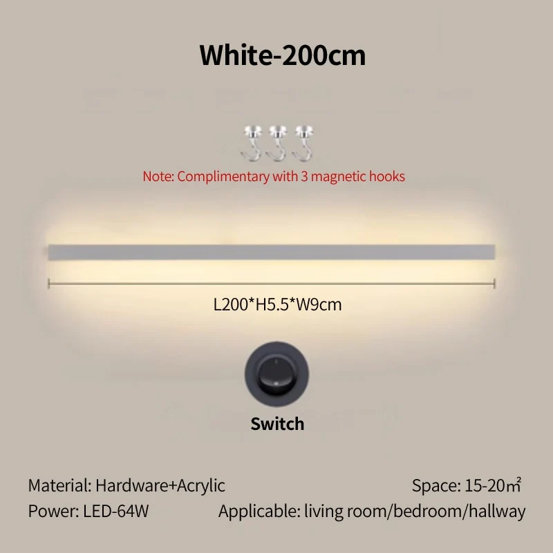 Etagère murale lumineuse led déco