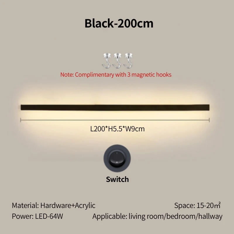 Etagère murale lumineuse led déco