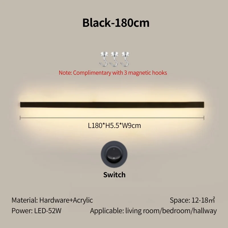 Etagère murale lumineuse led déco