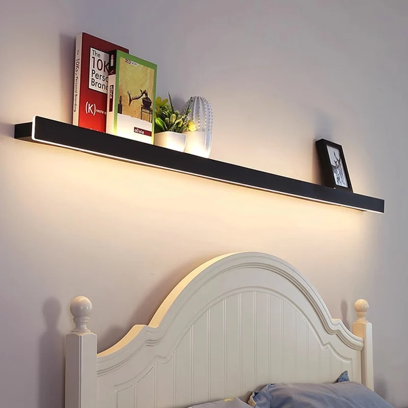 Etagère murale lumineuse led déco