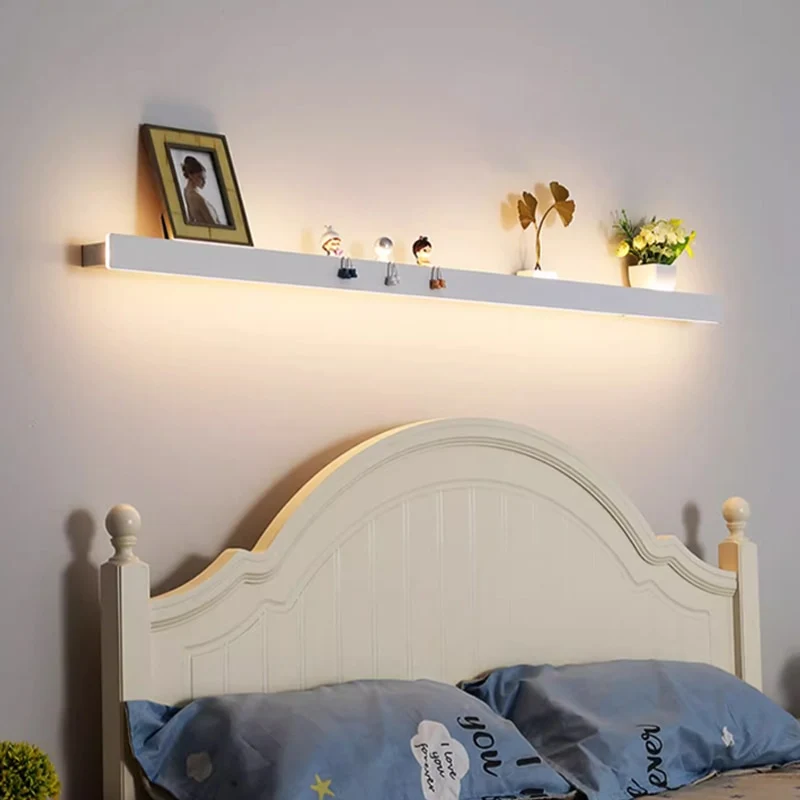 Etagère murale lumineuse led déco