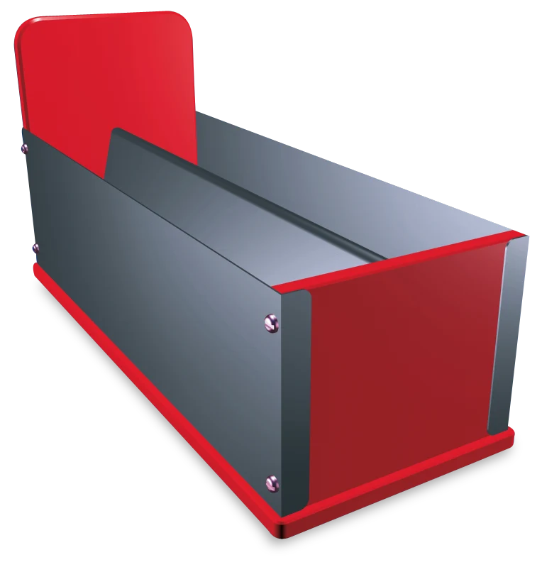 Porte couteaux avec deux logements pour placer sur table