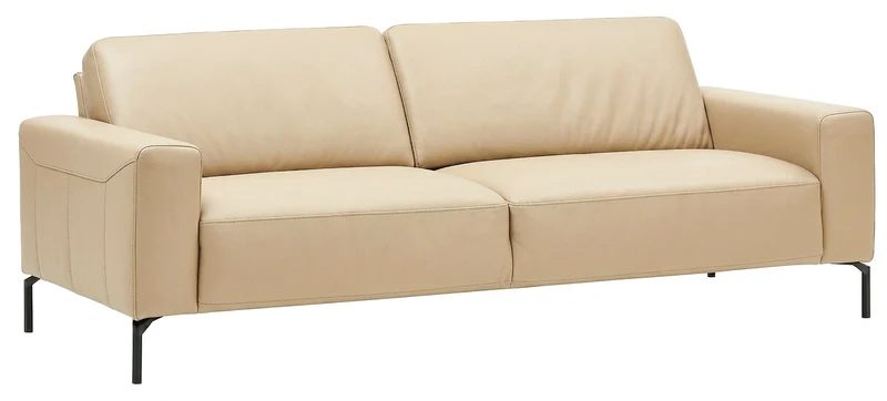 NIO 3er-Sofa Leder Golf