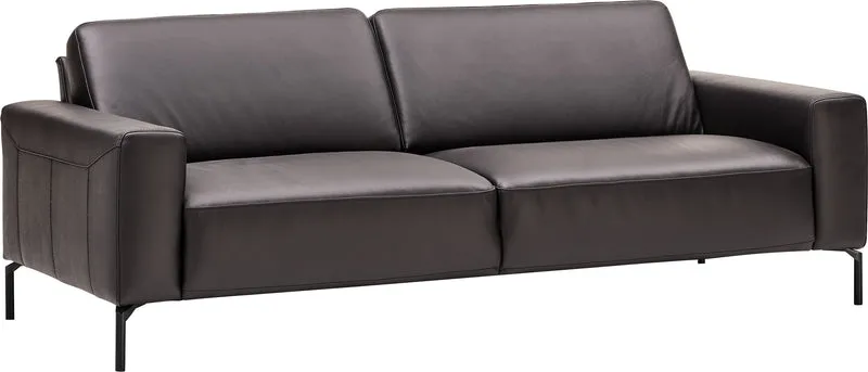NIO 3er-Sofa Leder Golf