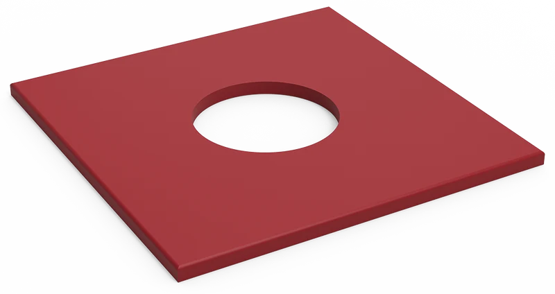 Faire trou à plaque en polyethylène pour rayonnage inox Imagine ©