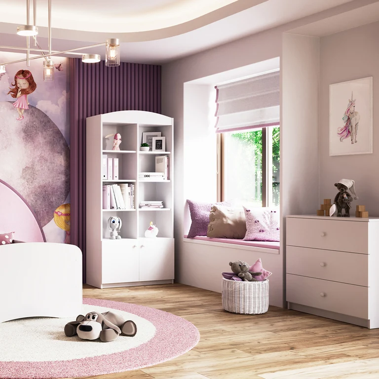 Bibliothèque 2 portes Kocot Kids Babydream - Blanc