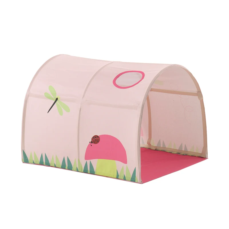 Lit Mi-Hauteur 90x200 avec Toboggan Sommier Inclus et Housse Spring Vipack Pino - Bois