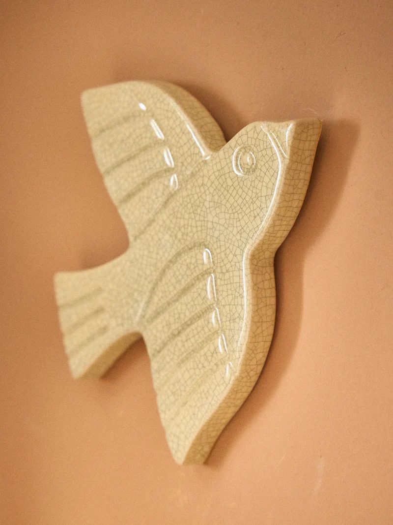 Oiseau céramique par lot de 3