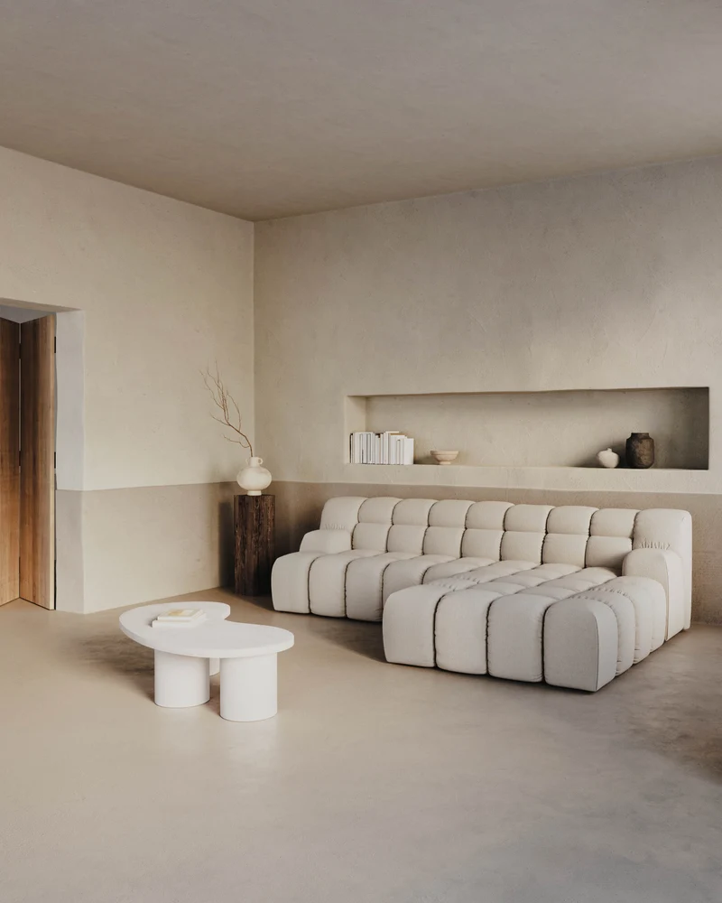 Sofá chaise longue Toscu