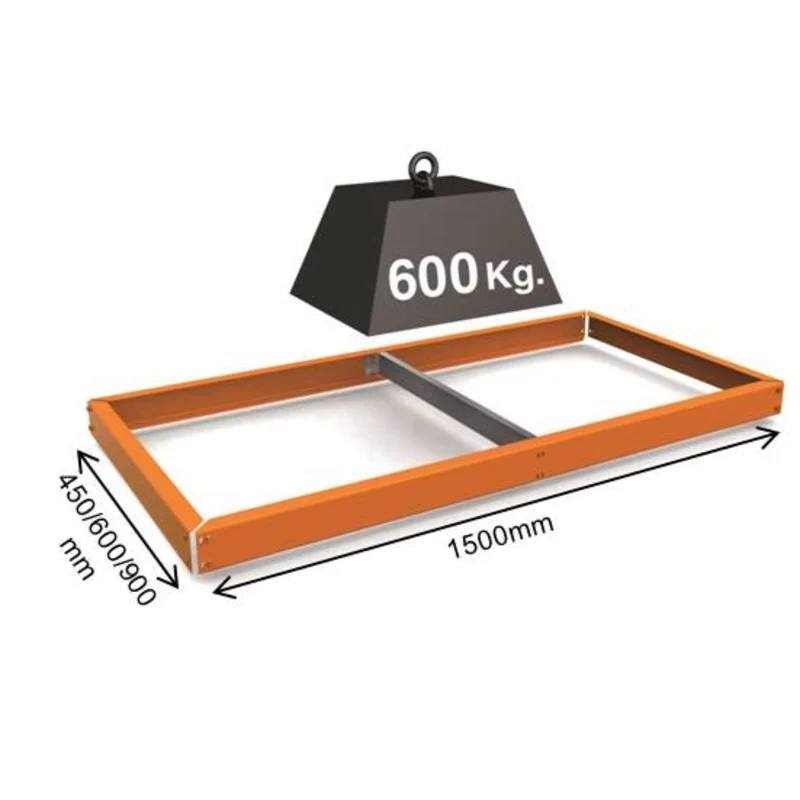 Niveau additionnel pour rayonnage métallique (L)1500mm
