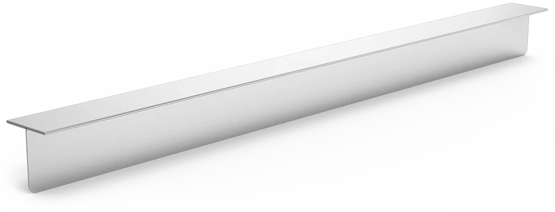 Couvre-joint inox pour union de tables et éviers