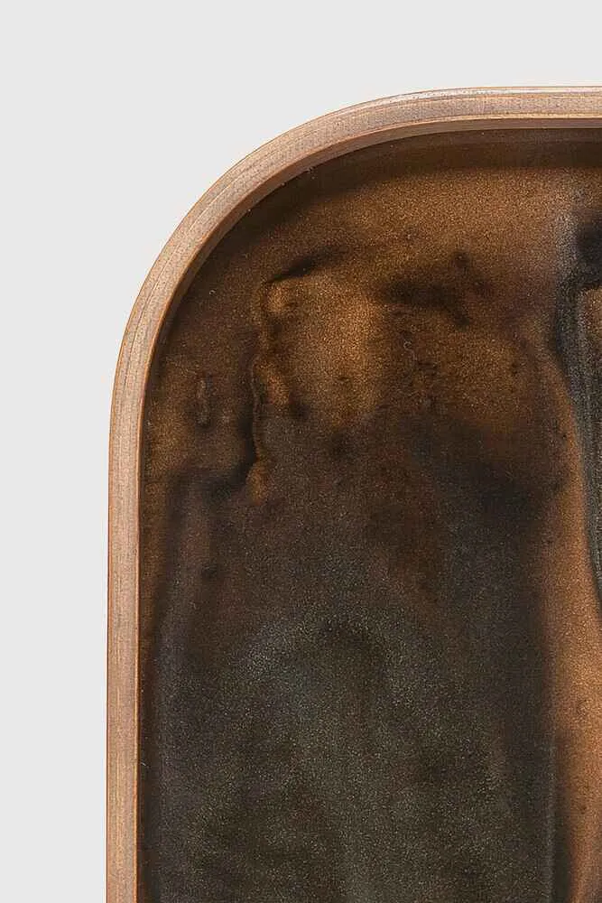 Ethnicraft Plateau Vide-Poche Organic - Bronze