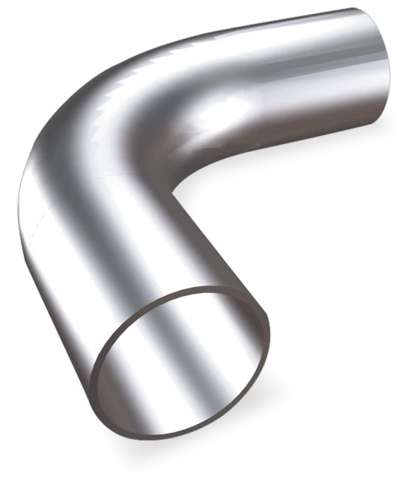 Tube inox en équèrre