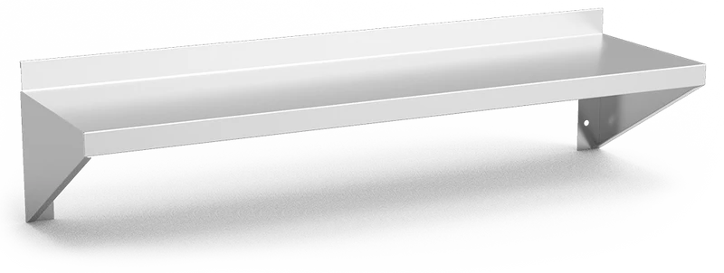 Étagère murale inox angles soudés