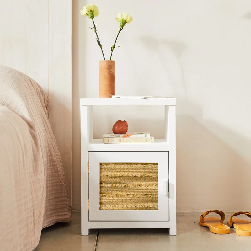 Mesita de noche con puerta Kerlin