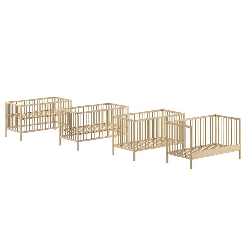 Lit évolutif 70x140 sommier inclus Vipack Meryl Bois