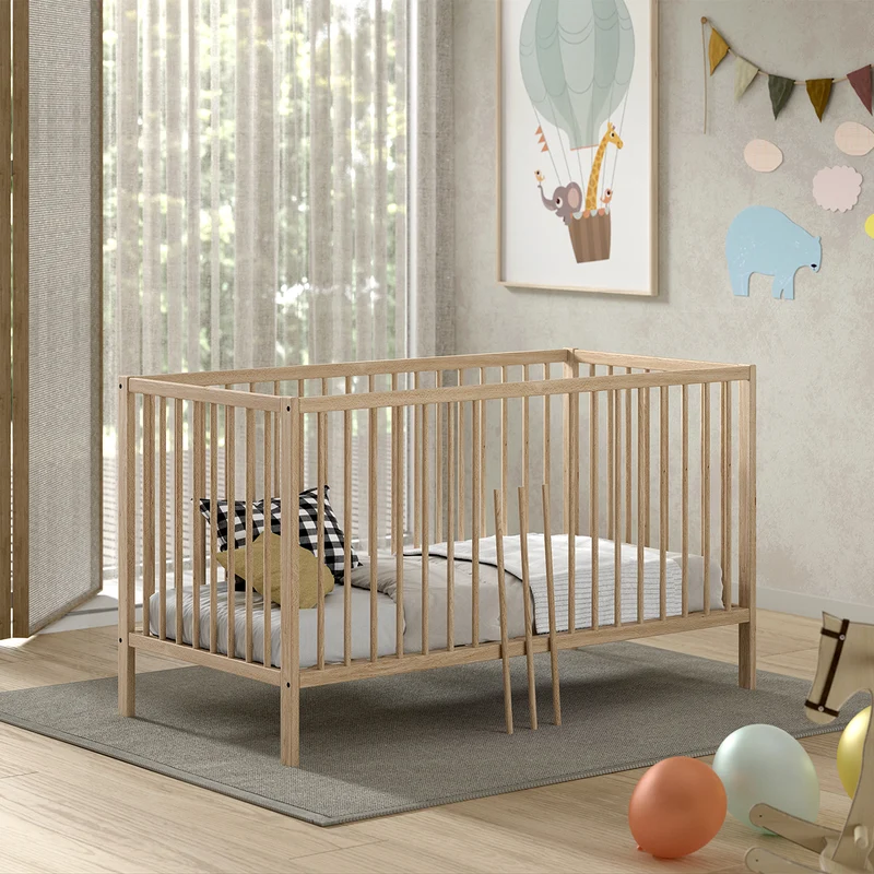 Lit évolutif 70x140 sommier inclus Vipack Meryl Bois