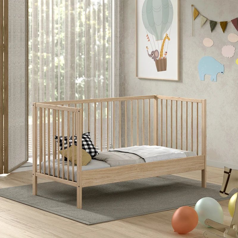Lit évolutif 70x140 sommier inclus Vipack Meryl Bois