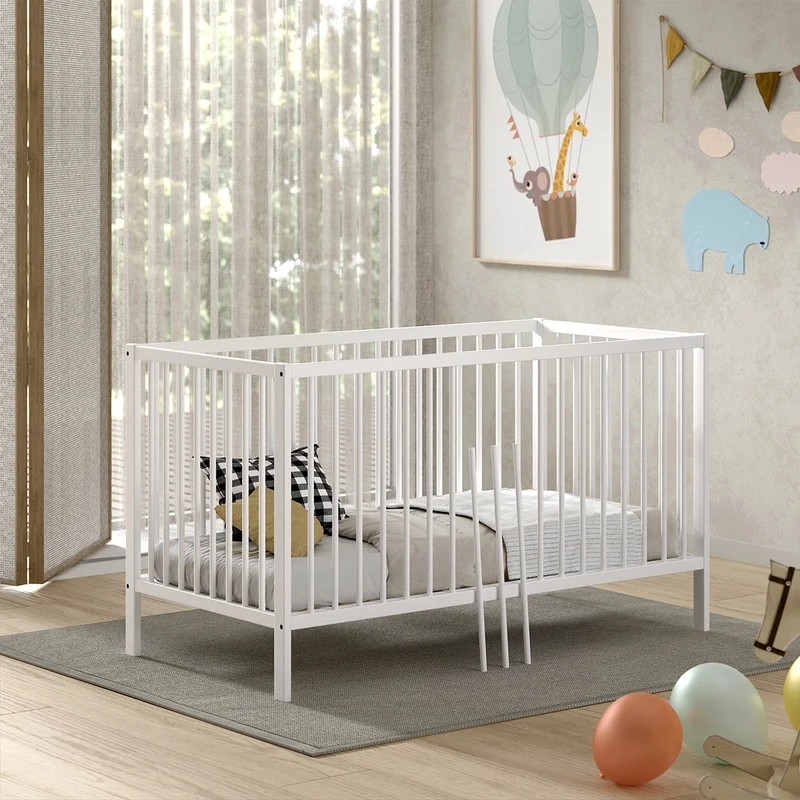 Lit évolutif 70x140 sommier inclus Vipack Meryl Blanc