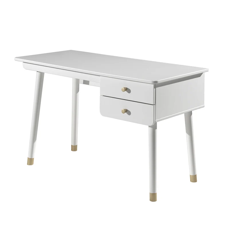 Bureau 2 tiroirs Vipack Billy Blanc