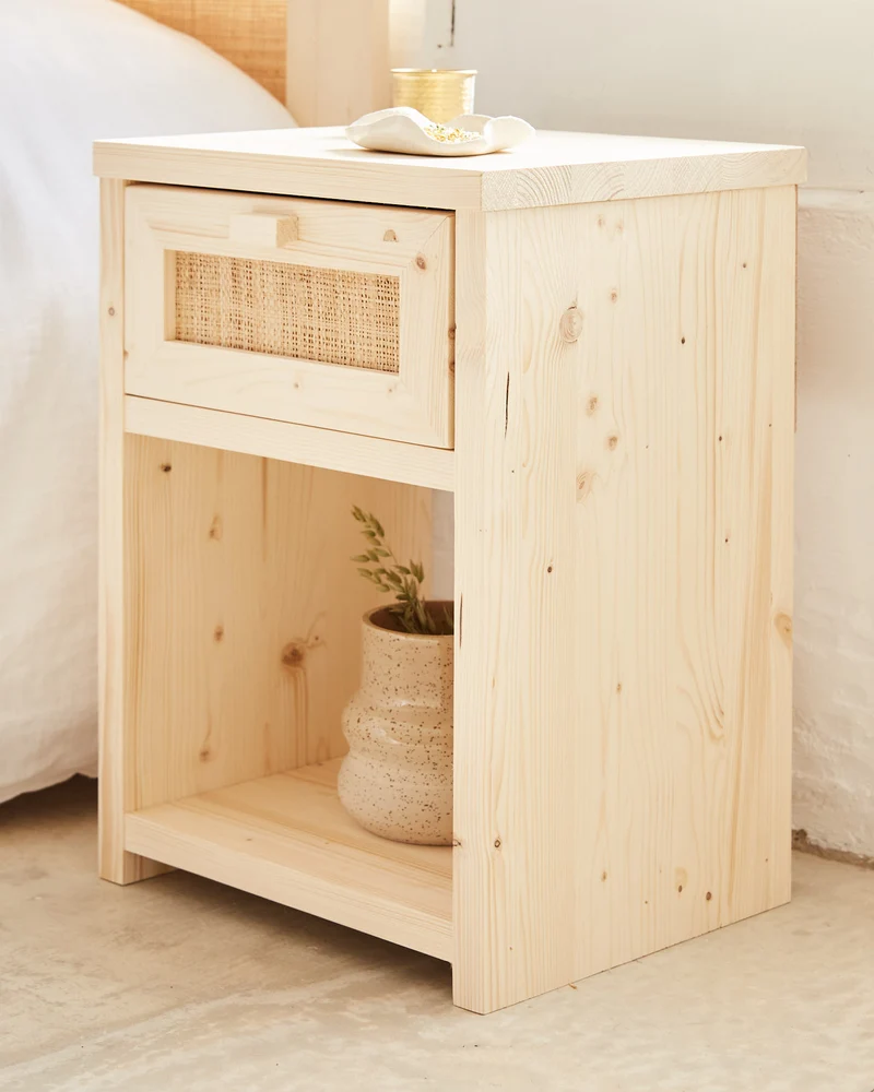 Mesita de noche con cajón Marnie