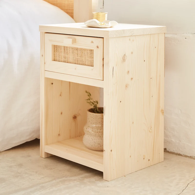 Mesita de noche con cajón Marnie