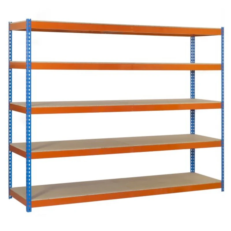 Rayonnage bois/métal 2500x1500mm 5 niveaux