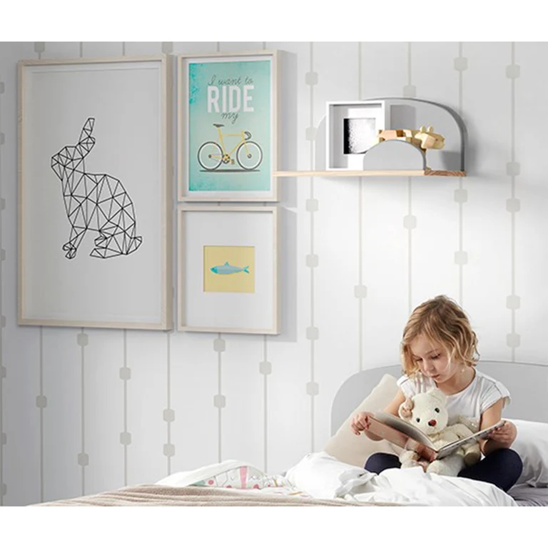 Étagère murale 45 cm Vipack Kiddy - Gris Cool