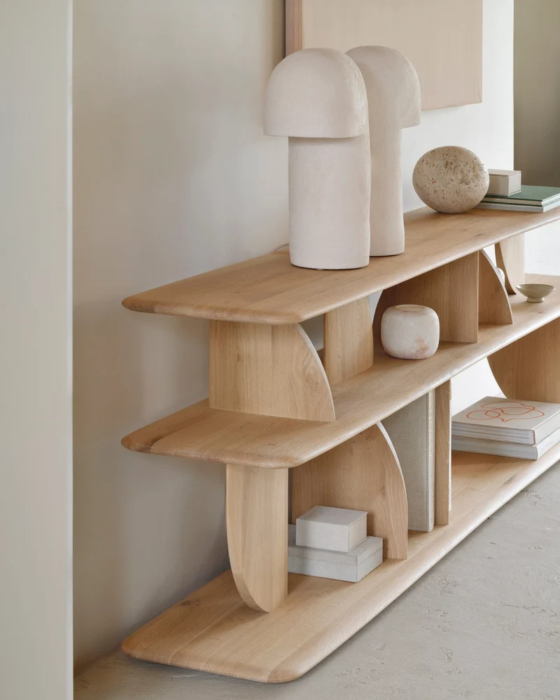 Console de canapé Geometric (Chêne)