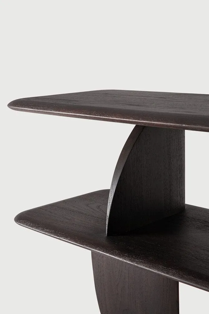 Etagère Geometric (Teck brun foncé)