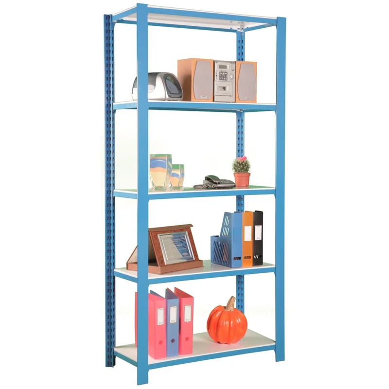 Rayonnage bureau métal départ 5 tablettes