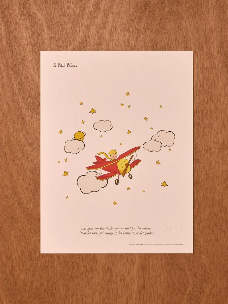 Affiche Petit Prince - Cyrillus X Oneart