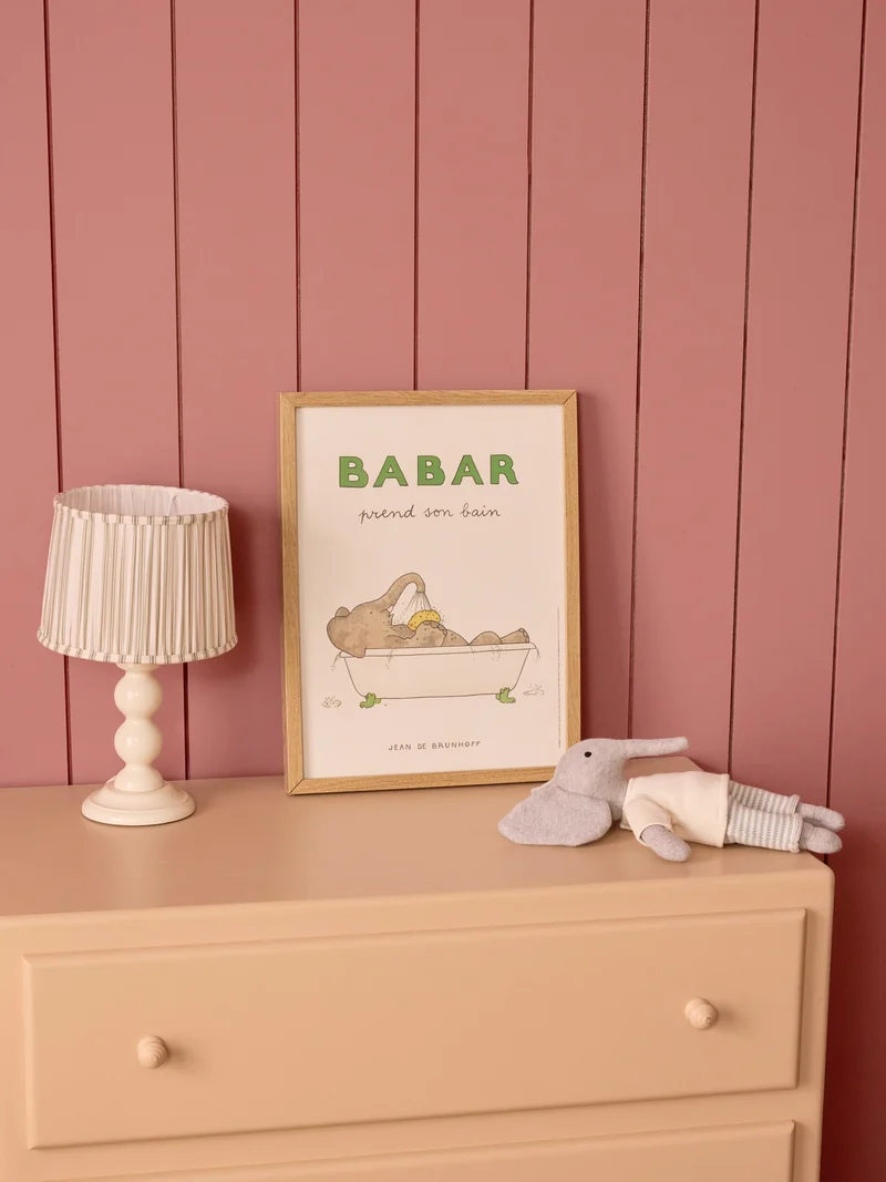 Affiche Babar Bain - Cyrillus X Oneart
