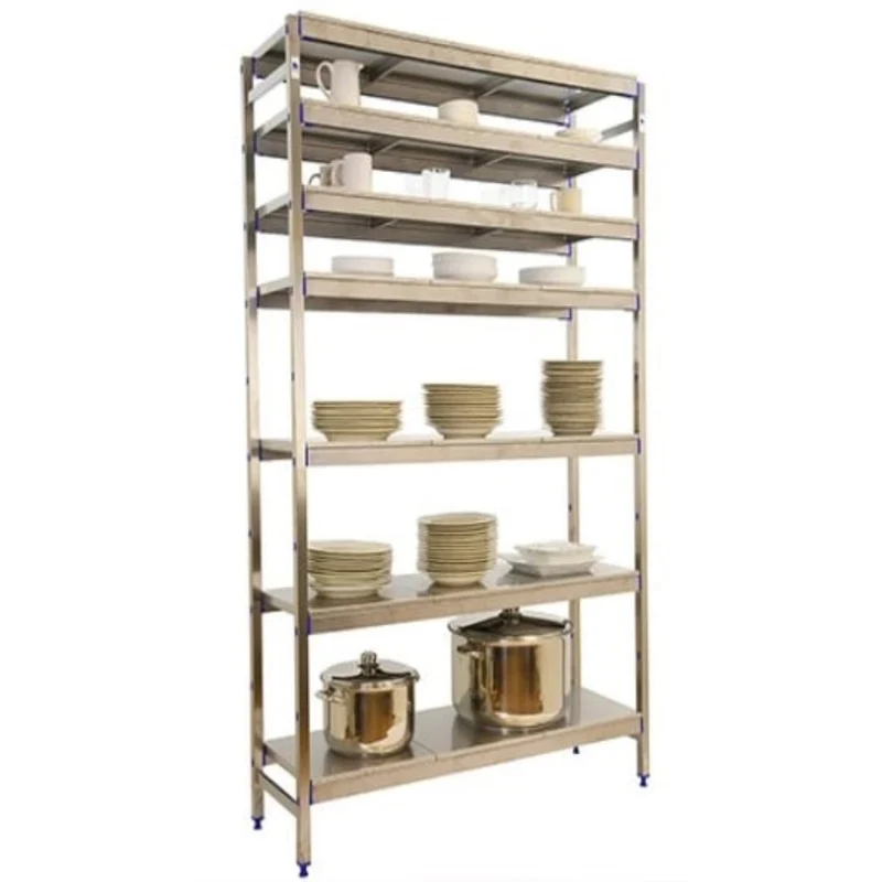 Etagère inox hauteur 2000mm 7 niveaux inox