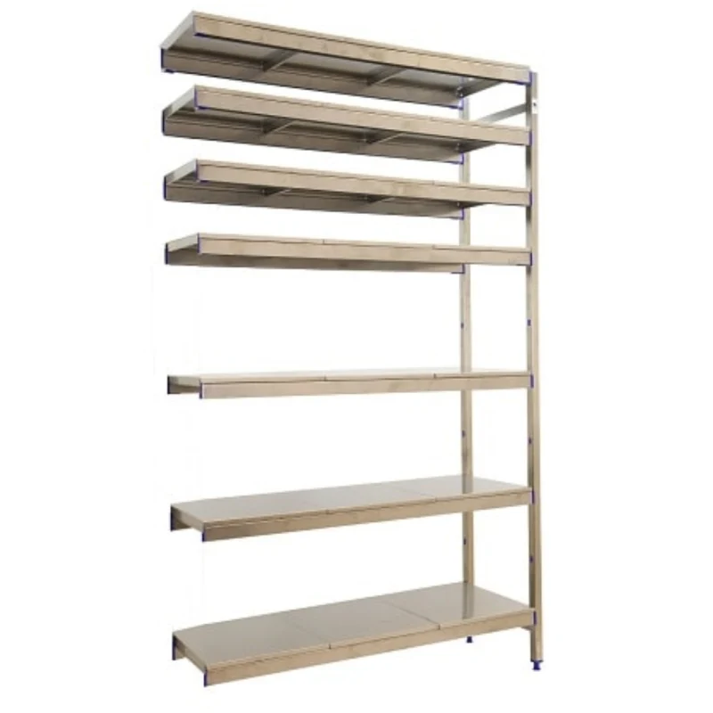 Etagère inox hauteur 2000mm 7 niveaux inox