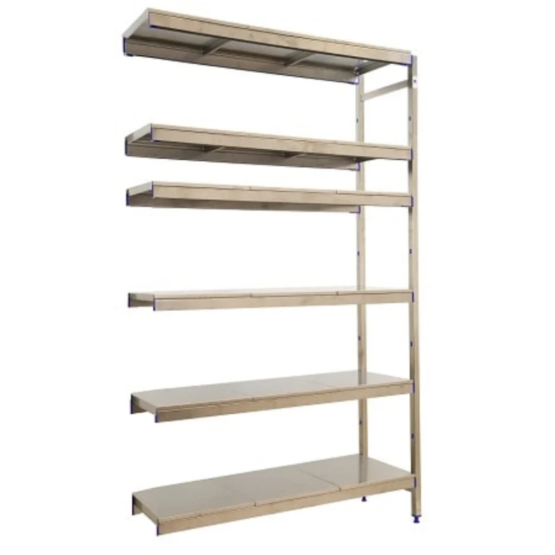 Etagère inox hauteur 2000mm 6 niveaux inox