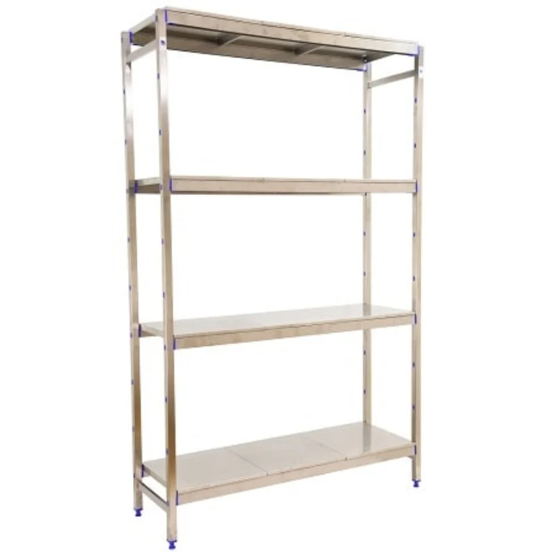 Etagère inox hauteur 2000mm 4 niveaux inox