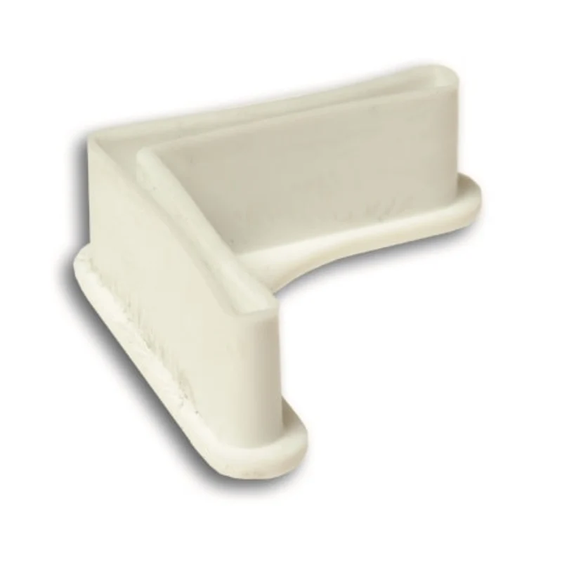 Lot de 4 pieds plastique pour rayonnage