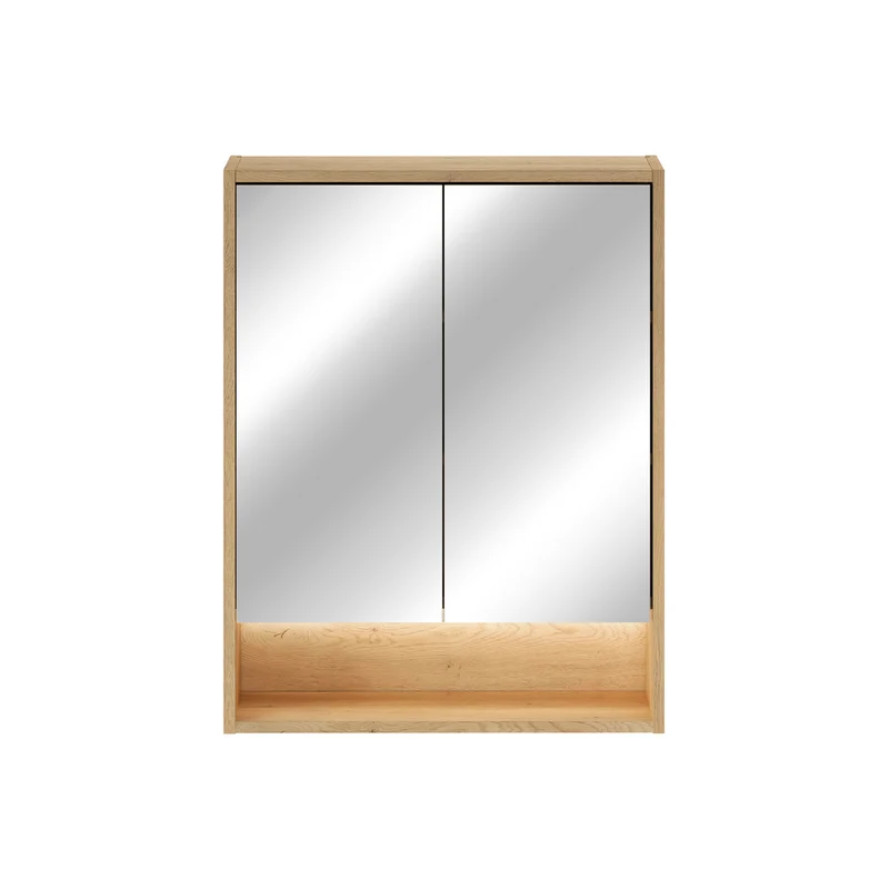 Miroir armoire murale 2 portes 60cm Edmé Bois