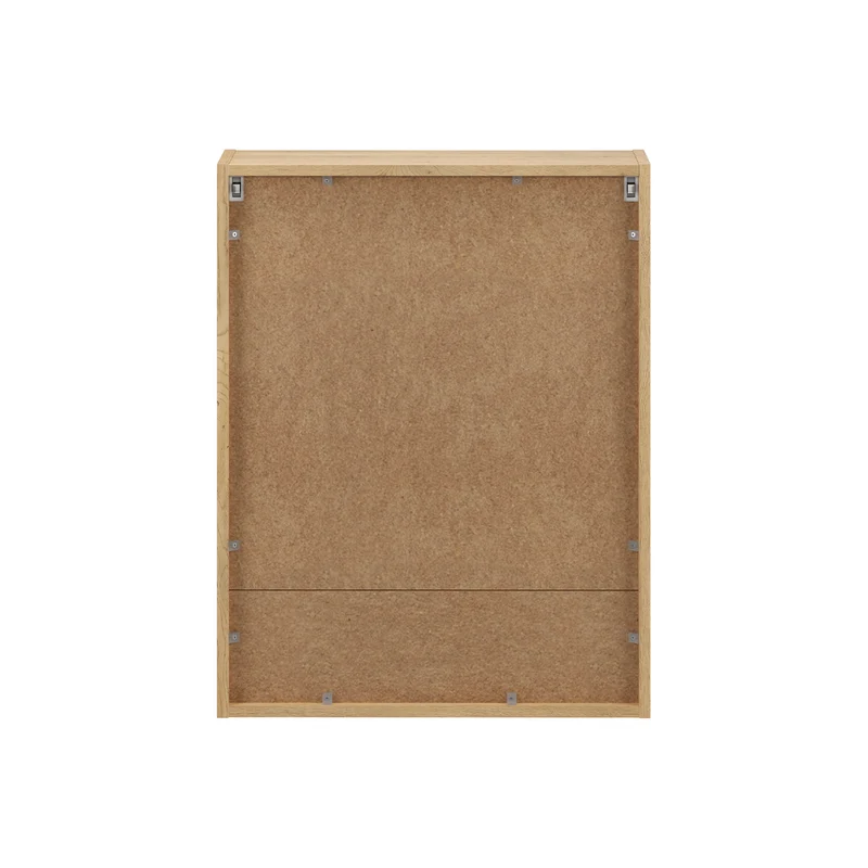 Miroir armoire murale 2 portes 60cm Edmé Bois