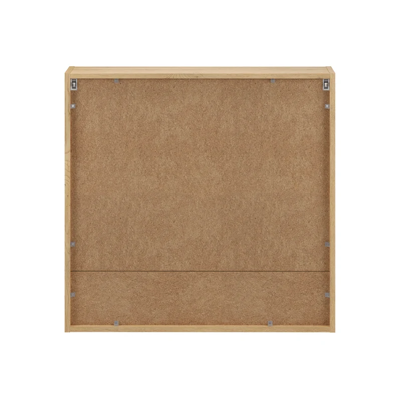 Miroir armoire murale 2 portes 80cm Edmé Bois