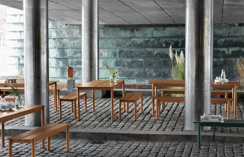 Table Outdoor Muuto - Linear