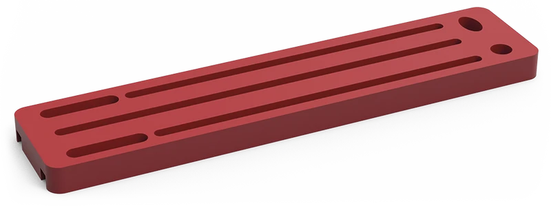 Porte-couteaux en polyéthylène rouge