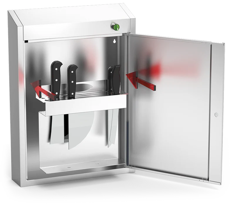 Porte couteaux inox transportable