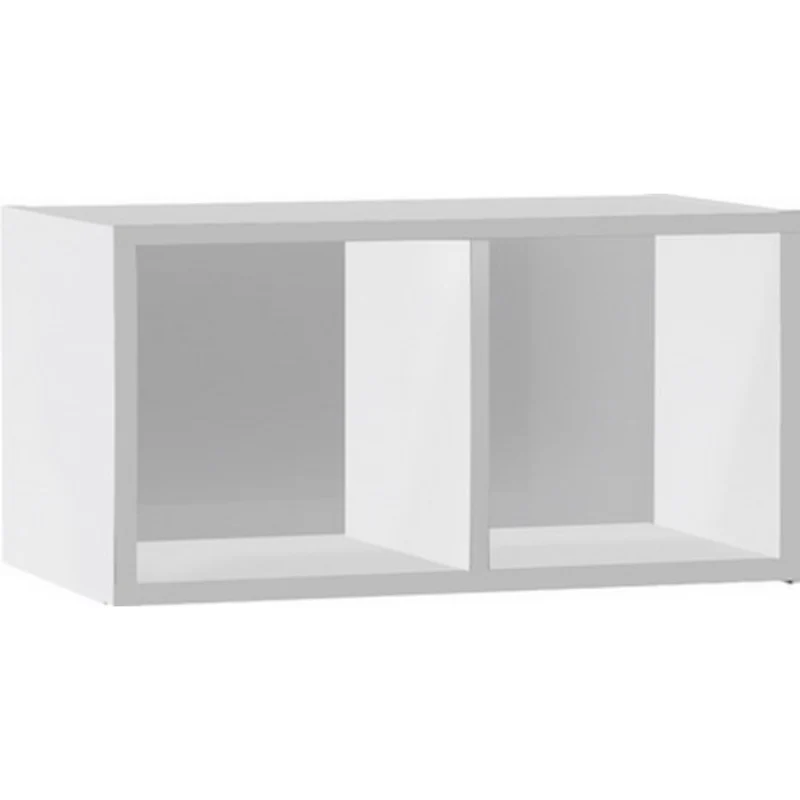 Etagère cube murale: 2 compartiments ouverts