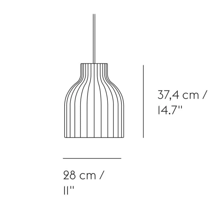 Suspension Muuto - Strand Open ⌀ 28 cm