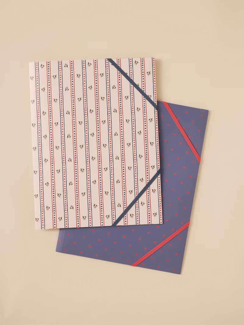 Lot de 2 pochettes papier